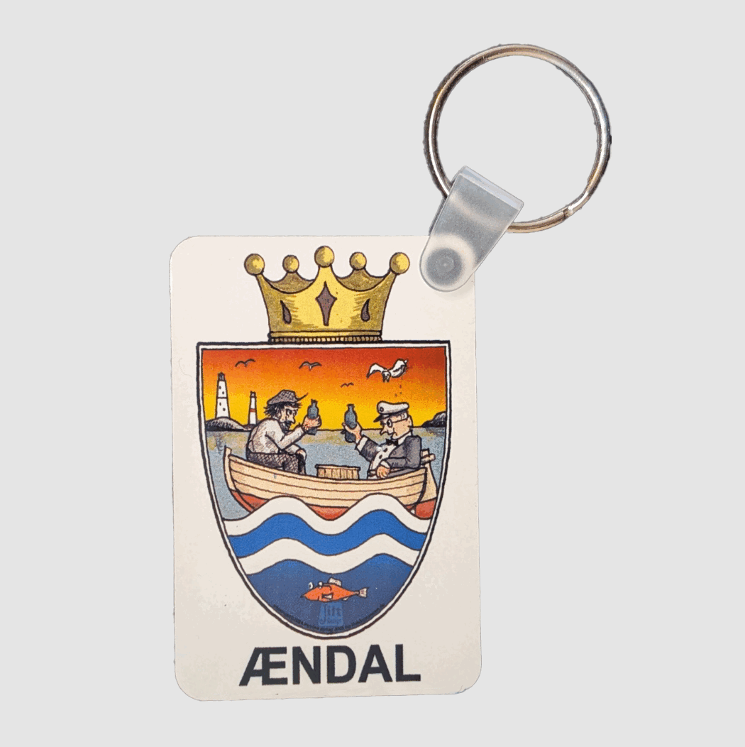 Nøkkelring Ændal byvåpen - Å sa du, sa du - Bilde 3