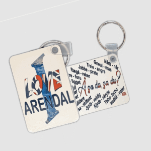 Nøkkelring  I love Ændal